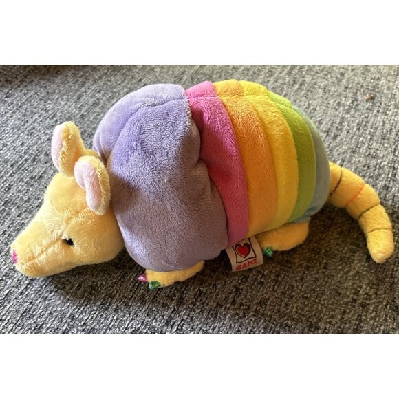 Gund Plush Armadillo Rainbow Pride Limited Edition HTF Webkinz Soft 12” - Picture 1 of 8